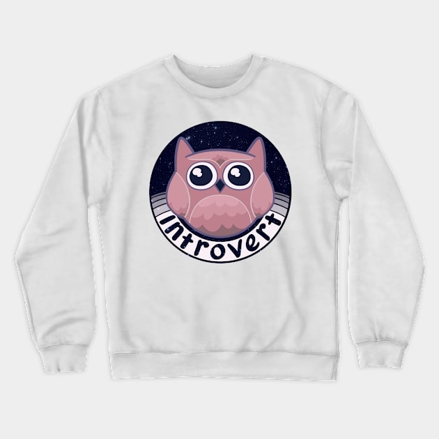 introvert Crewneck Sweatshirt by charleighkat